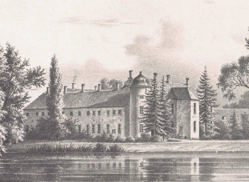 Historisk billede Hvedholm slot