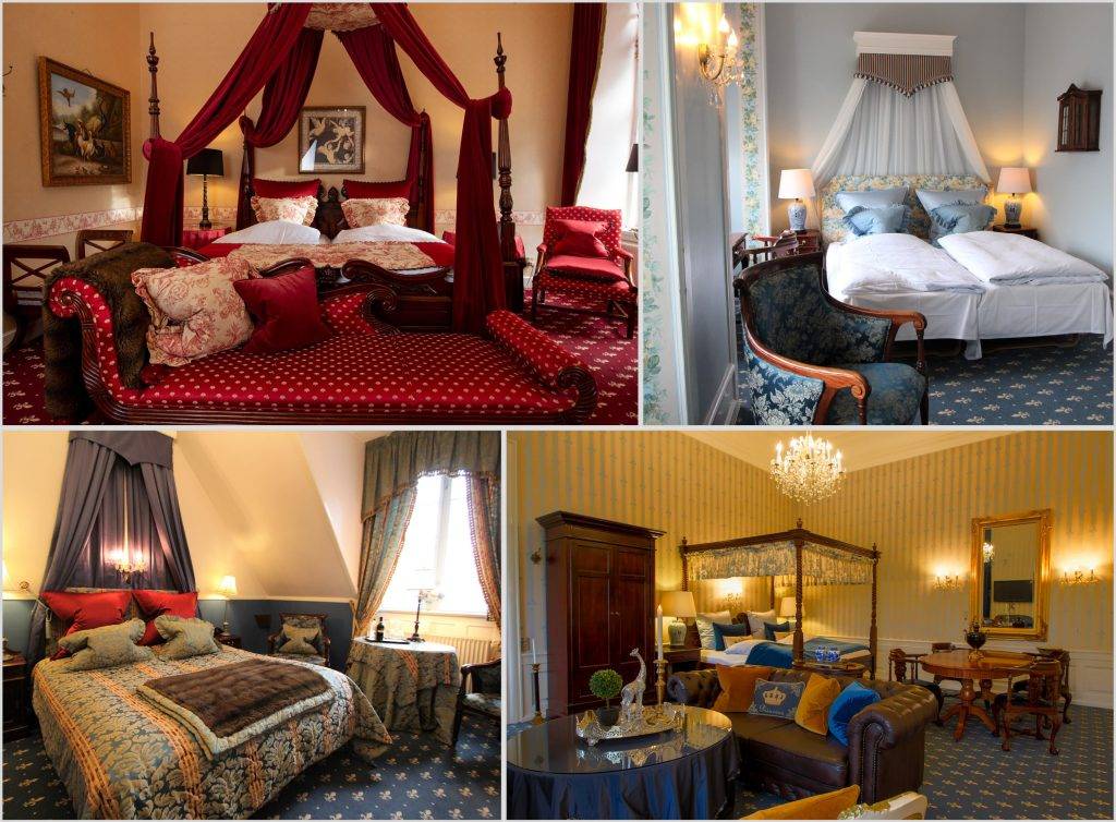 Nytår, slot, hotel, Hvedholm, overnatning, luksuriøse værelser