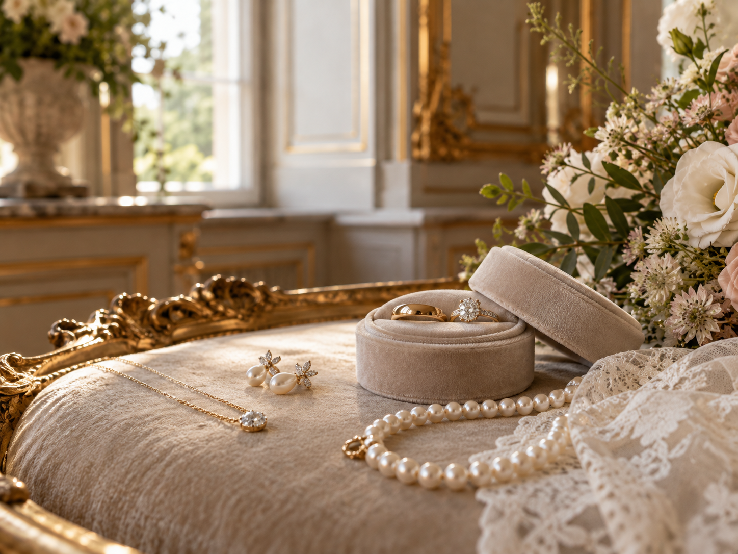 Elegante smykker og vielsesringe